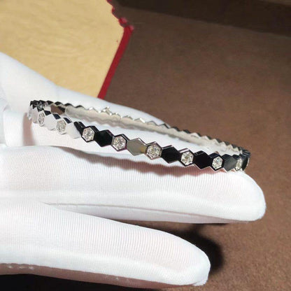 [Glow Jewelry]BEE LOVE SILVER DIAMOND BRACELET