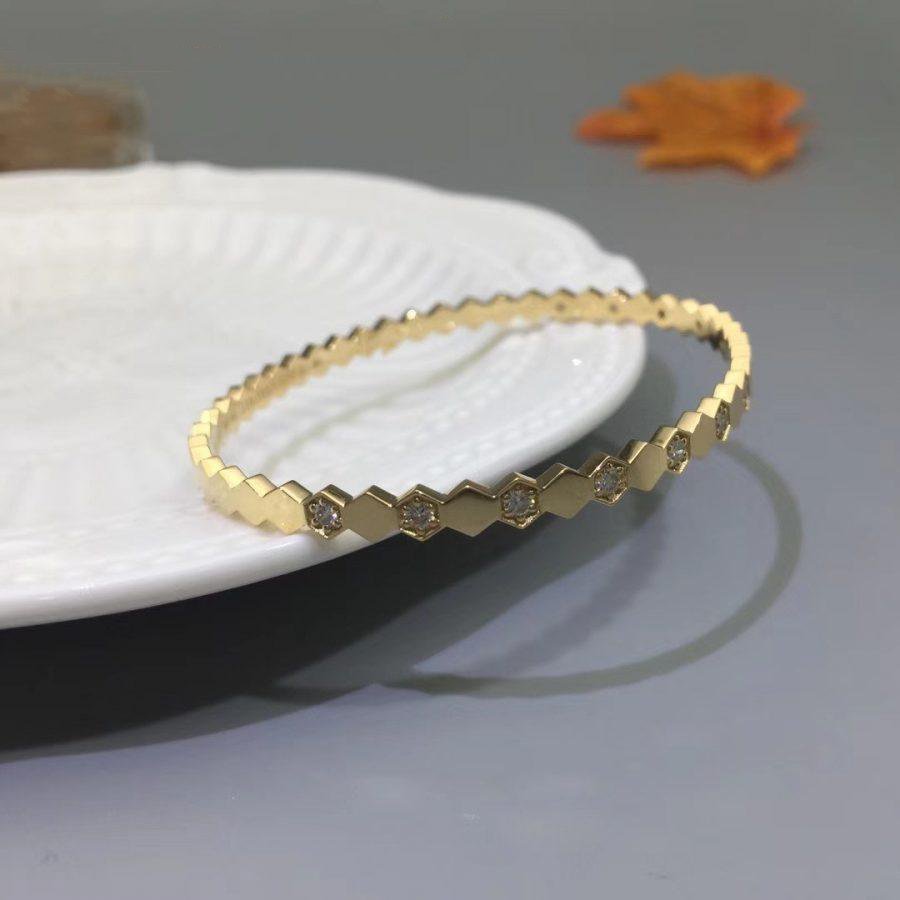 ¡®Glow Jewelry¡¯BEE LOVE GOLD DIAMOND BRACELET