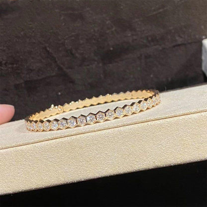 ¡®Glow Jewelry¡¯BEE LOVE GOLD BRACELET FULL DIAMOND
