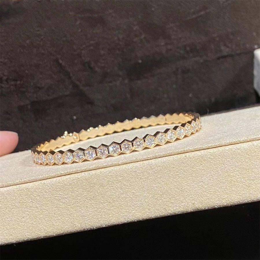 [Glow Jewelry]BEE LOVE GOLD BRACELET FULL DIAMOND