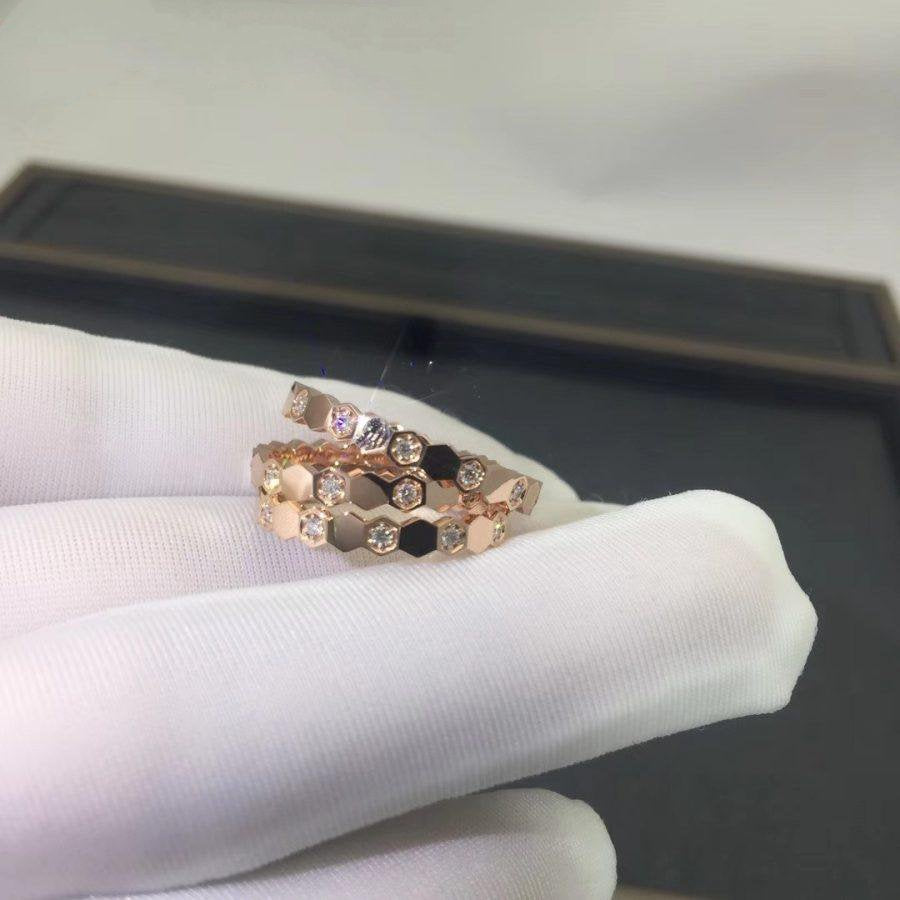 ¡®Glow Jewelry¡¯BEE LOVE RING PINK GOLD DIAMOND