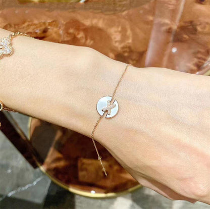 ¡®Glow Jewelry¡¯JEUX DE BRACELET MOP PINK GOLD DIAMONDS