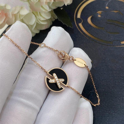 ¡®Glow Jewelry¡¯JEUX DE BRACELET ONYX PINK GOLD DIAMOND