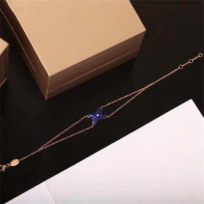 [Glow Jewelry]Hollow Design Four-Leaf Clover Flower Shape Ring