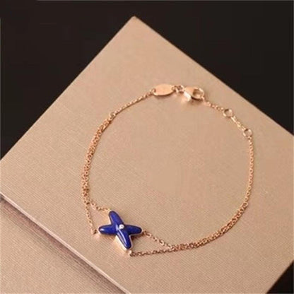 ¡®Glow Jewelry¡¯Hollow Design Four-Leaf Clover Flower Shape Ring
