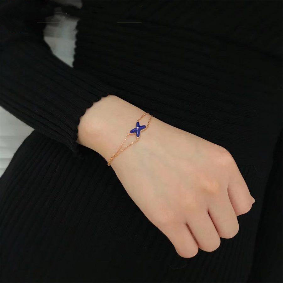 ¡®Glow Jewelry¡¯Hollow Design Four-Leaf Clover Flower Shape Ring