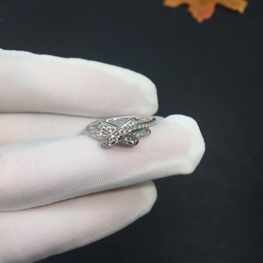 ¡®Glow Jewelry¡¯JEUX DE SILVER DIAMOND RING