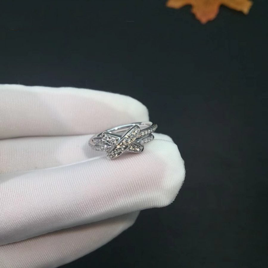 ¡®Glow Jewelry¡¯JEUX DE SILVER DIAMOND RING