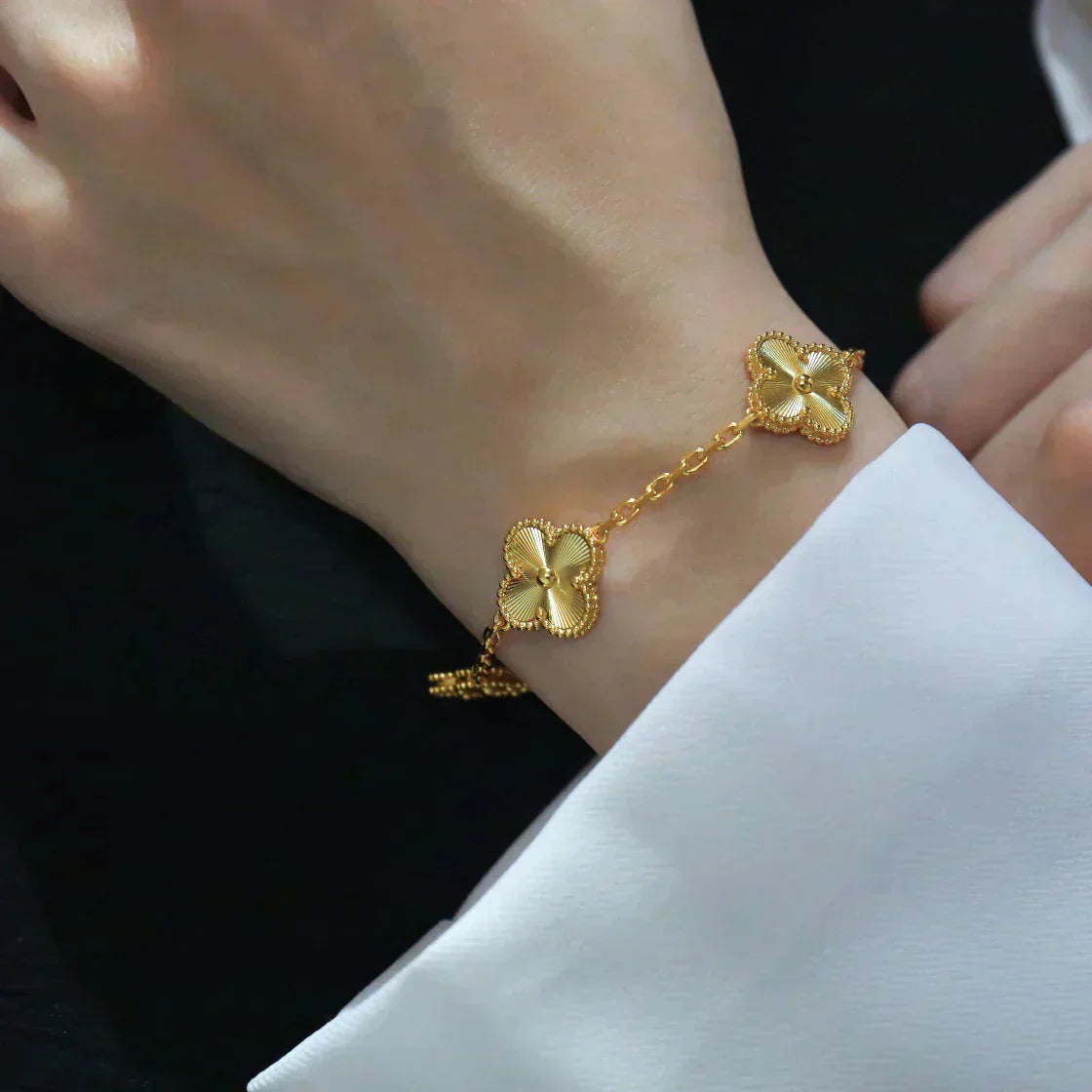 [Glow Jewelry]New  CLOVER 5 MOTIF LASER BRACELET COLLECTION