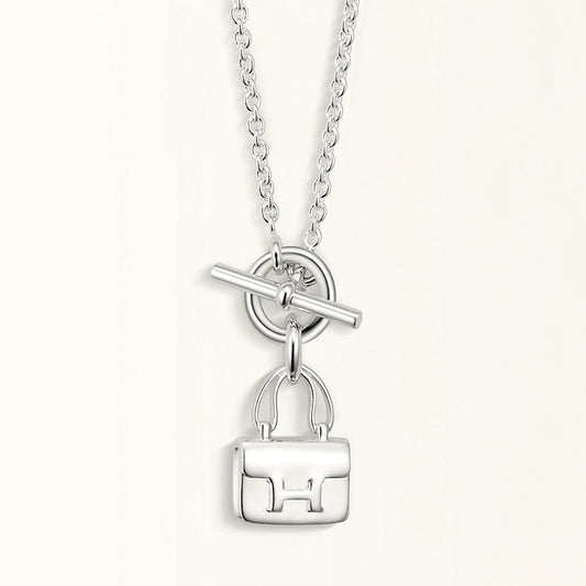 ¡®Glow Jewelry¡¯POP H PEDANT SILVER NECKLACE