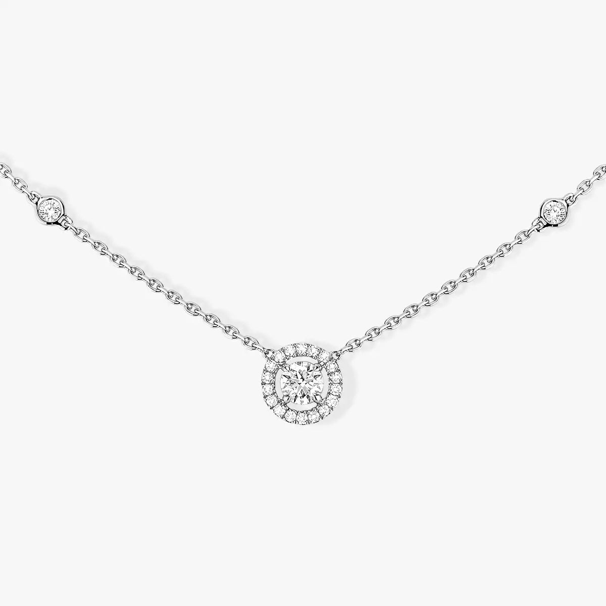 [Glow Jewelry]Diamond Necklace 0,20ct Brilliant Shape Joy
