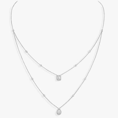 [Glow Jewelry]Diamond Necklace My Twin 2 Rows