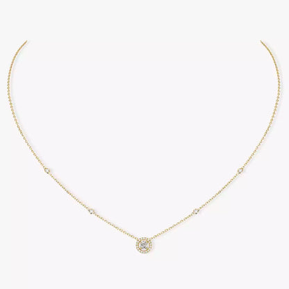[Glow Jewelry]Diamond Necklace 0,20ct Brilliant Shape Joy