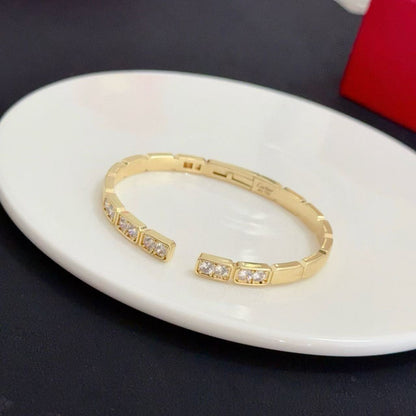 [Glow Jewelry jewelrys]LOVE DIAMOND OPEN  BRACELET