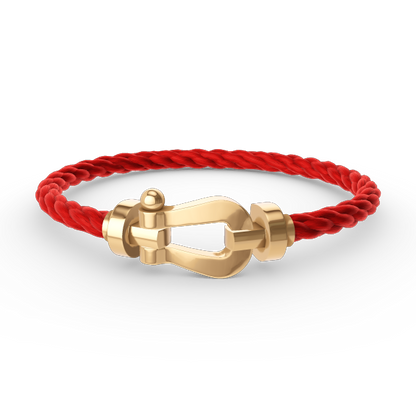 [Glow Jewelry]FORCE LARGE HORSESHOE NO DIAMOND BRACELET GOLD
