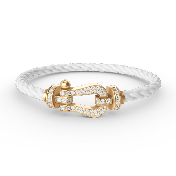 ¡®Glow Jewelry¡¯FORCE LARGE HORSESHOE FULL DIAMOND BRACELET GOLD
