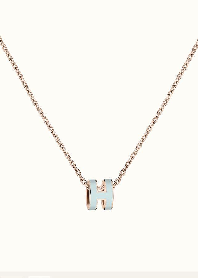 ¡®Glow Jewelry¡¯POP H LIGHT BLUE NECKLACE