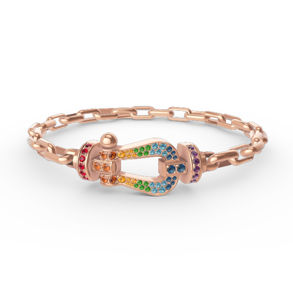 ¡®Glow Jewelry¡¯FORCE LARGE HORSESHOE CLASP  METAL BRACELET