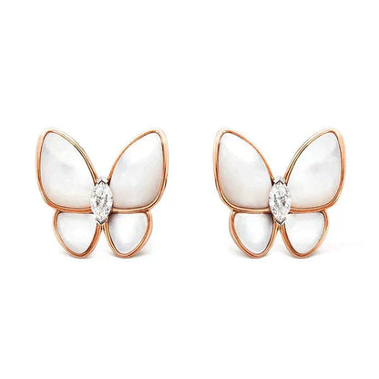 ¡®Glow Jewelry¡¯BUTTERFLY MOP DIAMOND EARRINGS