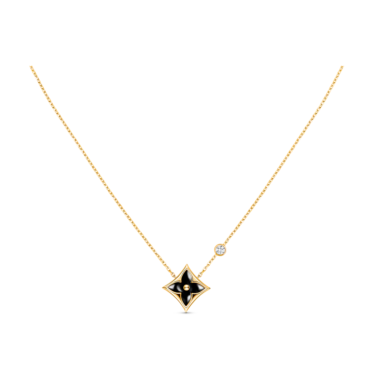 [Glow Jewelry]STAR BLACK MOP NECKLACE