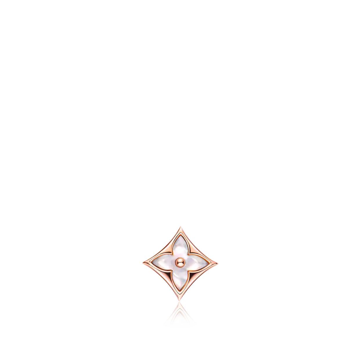 [Glow Jewelry]STAR MOP PINK GOLD EARRINGS