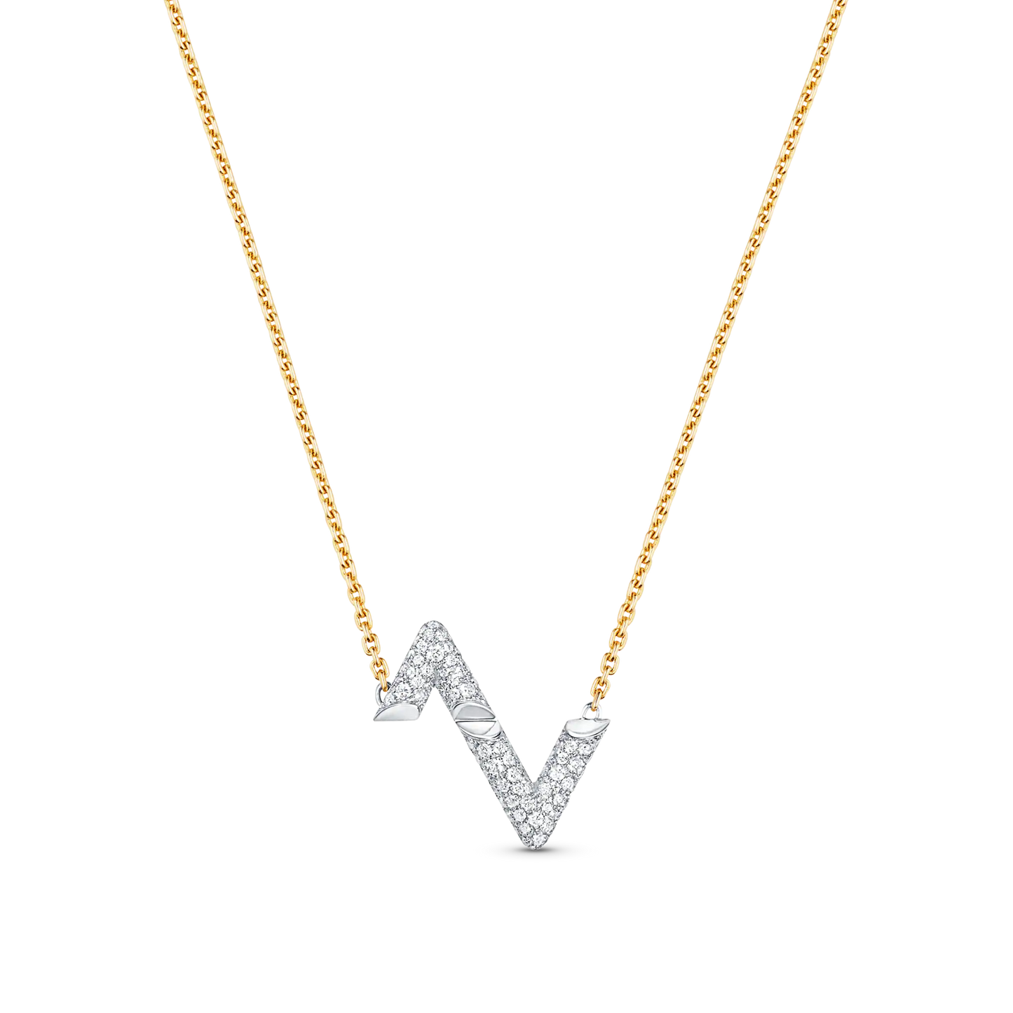 ¡®Glow Jewelry¡¯VOLT SILVER DIAMOND PEDANT NECKLACE