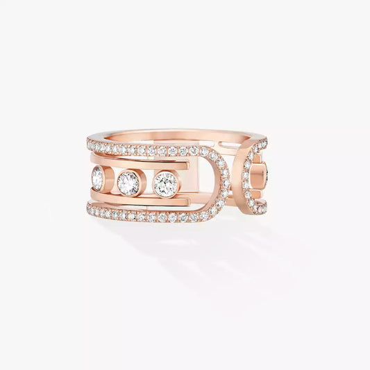 [Glow Jewelry]Move 10th Diamond Ring in Gold