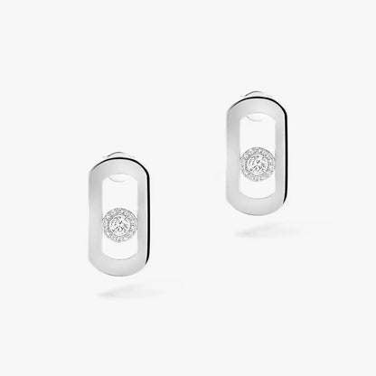 [Glow Jewelry]So Move Diamond Earrings in Yellow Gold