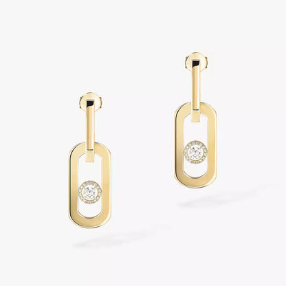 [Glow Jewelry] So Move XL Diamond Hoop Earring