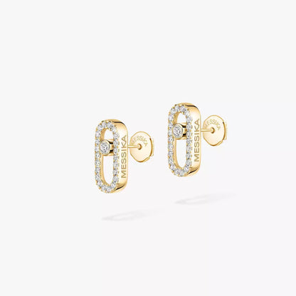 [Glow Jewelry]Move Uno Diamond Earrings