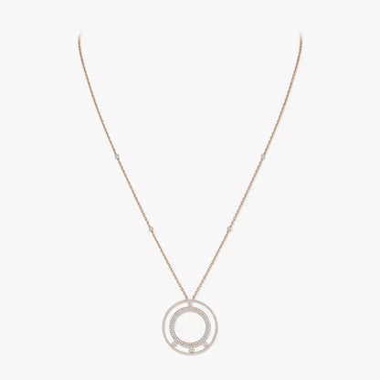 [Glow Jewelry]Move Romane Long Pave_-Set Diamond Necklace