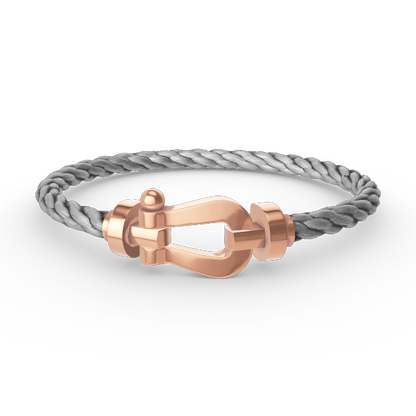 ¡®Glow Jewelry¡¯FORCE LARGE HORSESHOE NO DIAMOND BRACELET ROSE GOLD