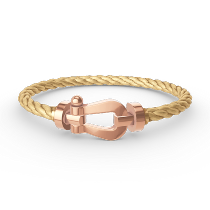 [Glow Jewelry]FORCE LARGE HORSESHOE NO DIAMOND BRACELET ROSE GOLD