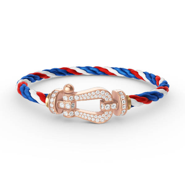 ¡®Glow Jewelry¡¯FORCE LARGE HORSESHOE FULL DIAMOND BRACELET ROSE GOLD