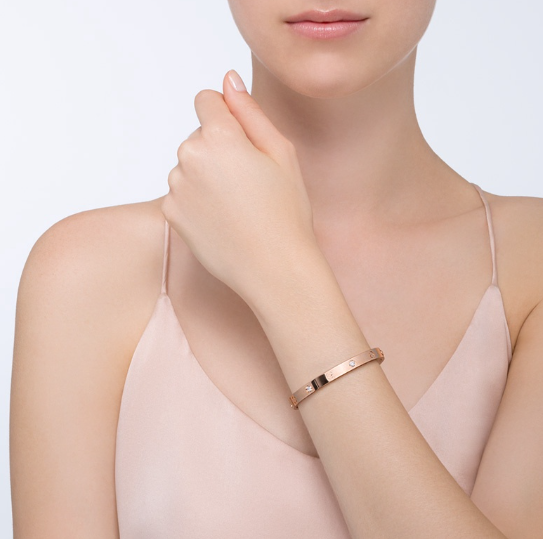 ¡®Glow Jewelry¡¯LOVE BRACELET 6.1MM 4 DIAMONDS