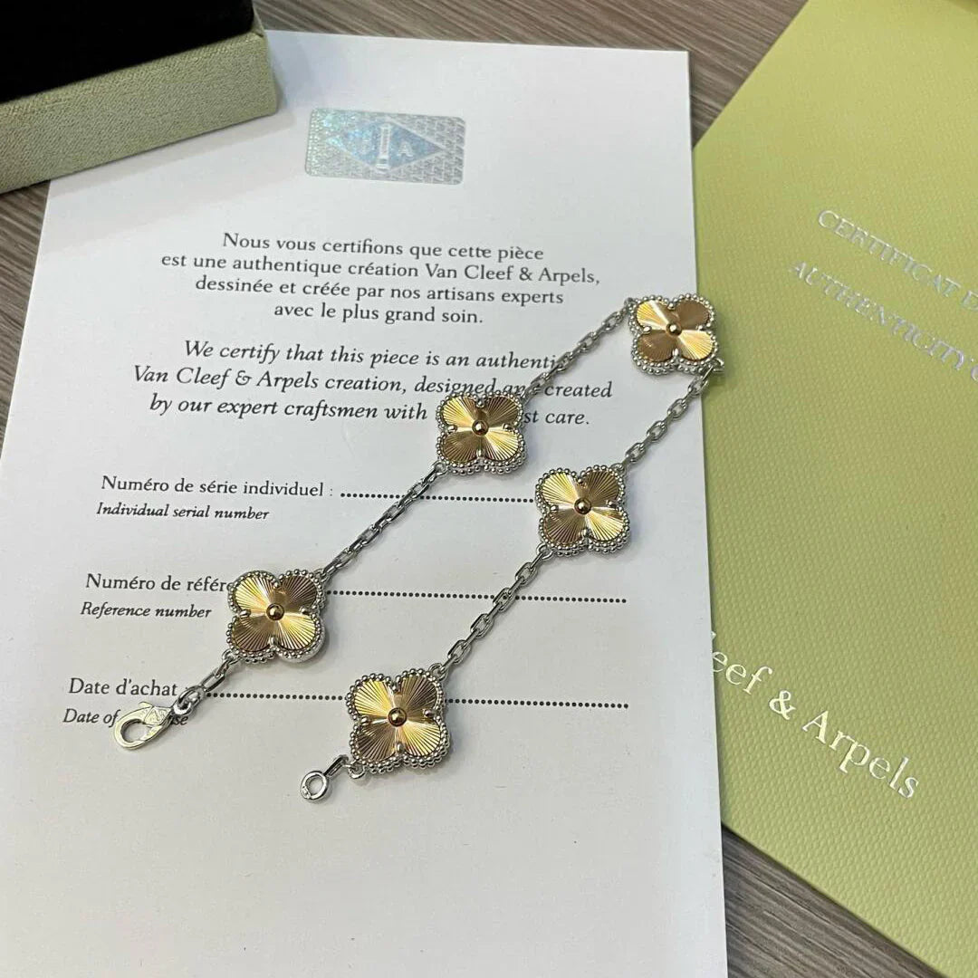 [Glow Jewelry]New  CLOVER 5 MOTIF LASER BRACELET COLLECTION