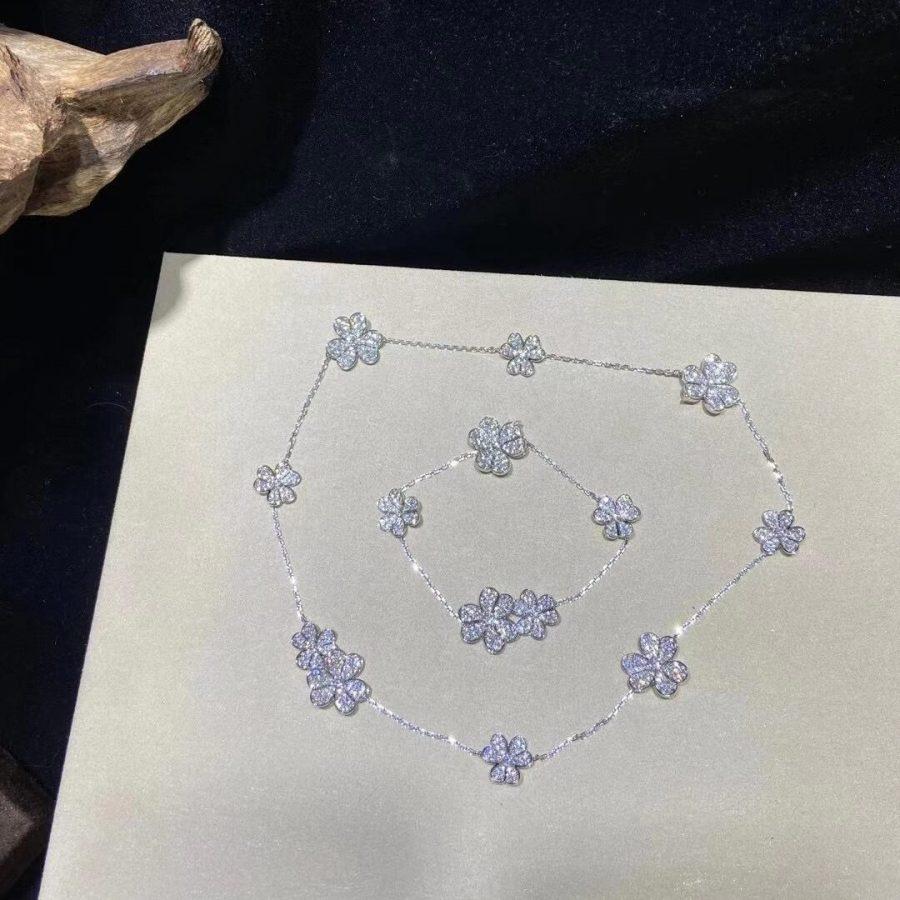 [Glow Jewelry]FRIVOLE SILVER 5 FLOWERS BRACELET