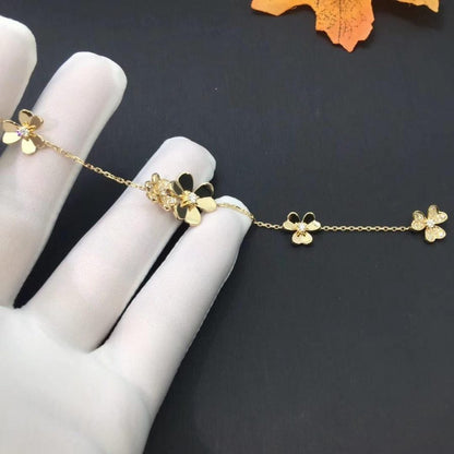 ¡®Glow Jewelry¡¯FRIVOLE GOLD 5 FLOWERS BRACELET