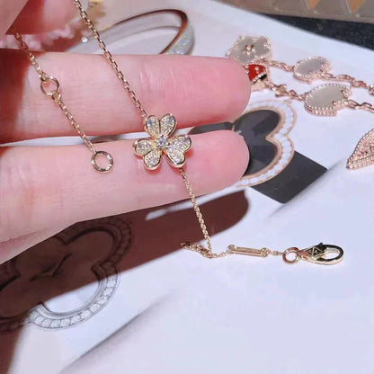 ¡®Glow Jewelry¡¯FRIVOLE GOLD FLOWER DIAMOND BRACELET