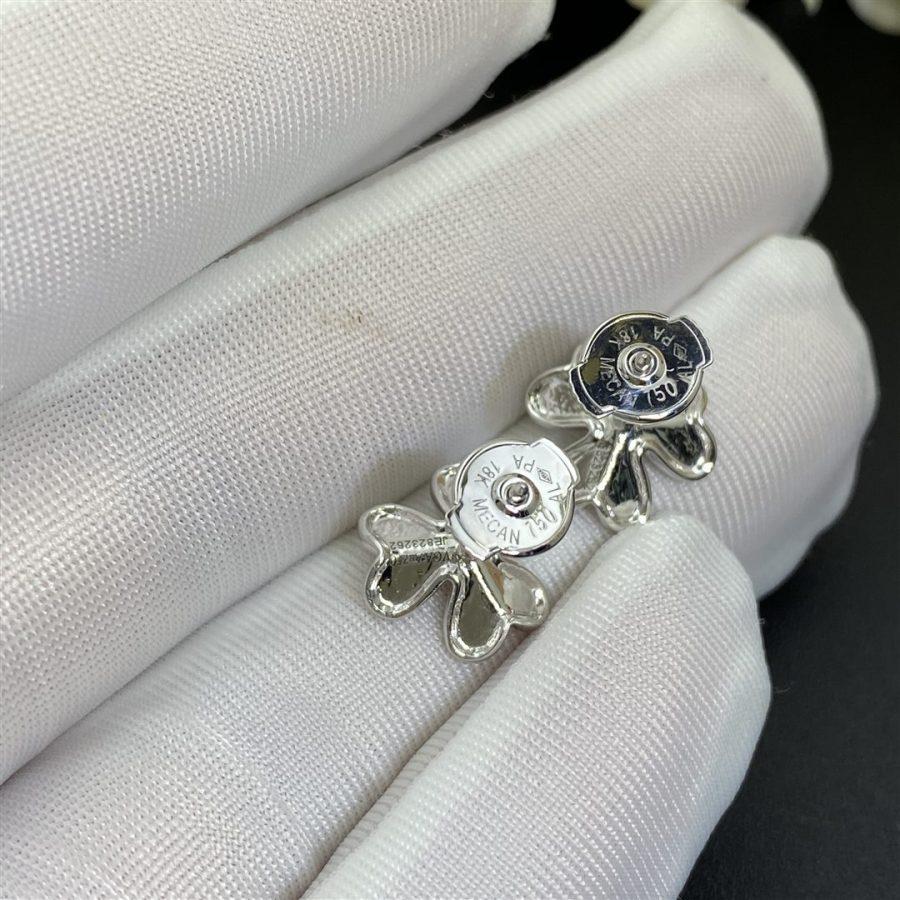 [Glow Jewelry]FRIVOLE MINI SILVER FLOWER EARRINGS