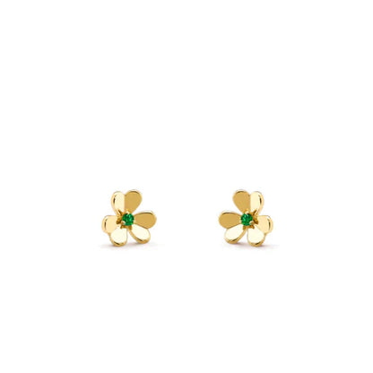 ¡®Glow Jewelry¡¯FRIVOLE  FLOWER MALACHITE EARRINGS
