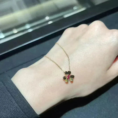 [Glow Jewelry]FRIVOLE GOLD FLOWER NECKLACE