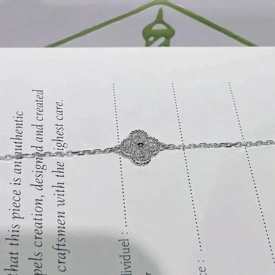 ¡®Glow Jewelry¡¯CLOVER  SINGLE FLOWER BRACELET SILVER