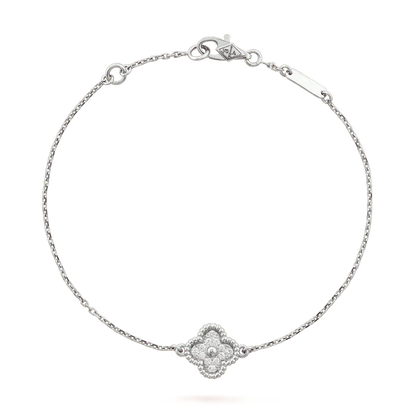 ¡®Glow Jewelry¡¯CLOVER  SINGLE FLOWER BRACELET SILVER