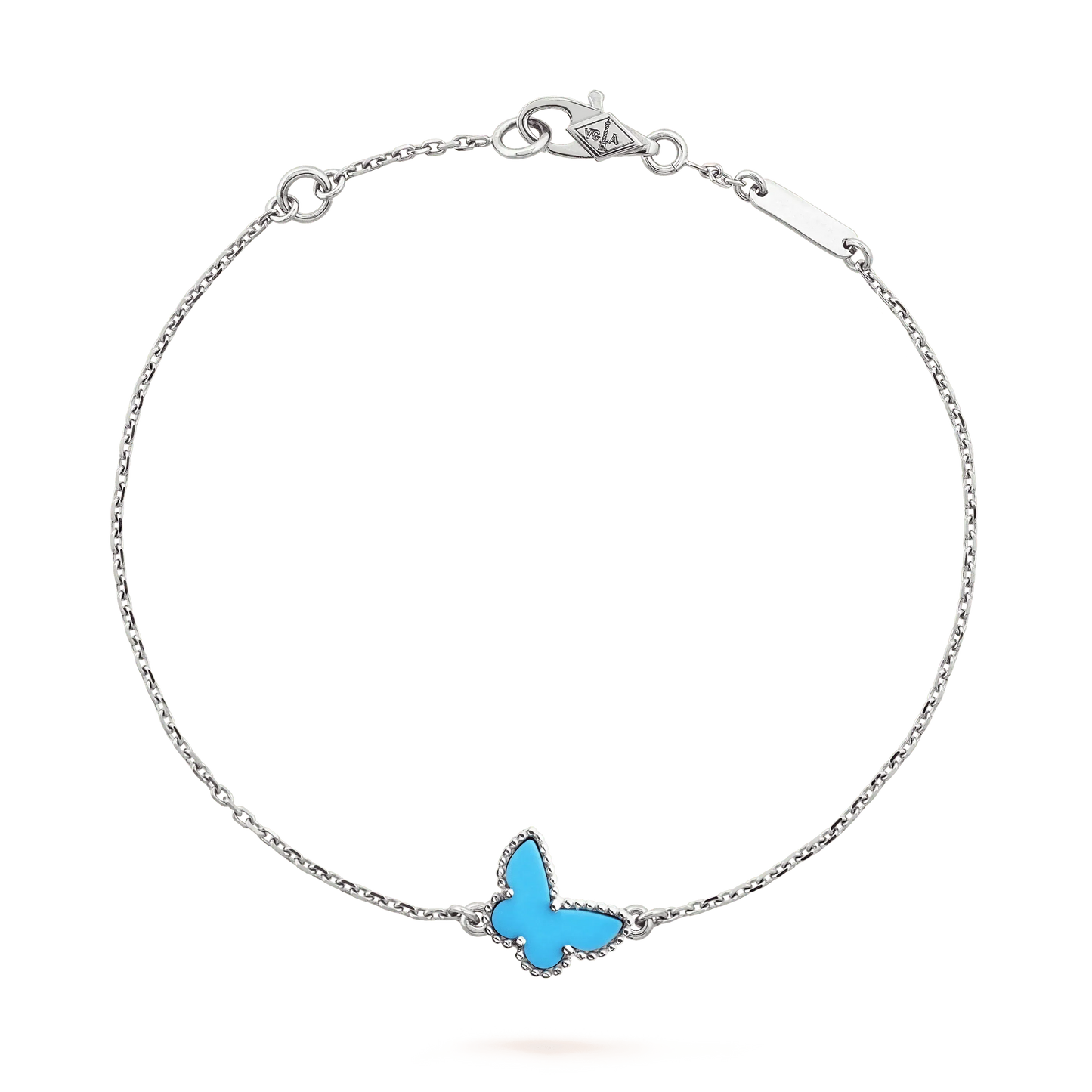 ¡®Glow Jewelry¡¯BUTTERFLY TURQUOISE BUTTERFLY BRACELET SILVER