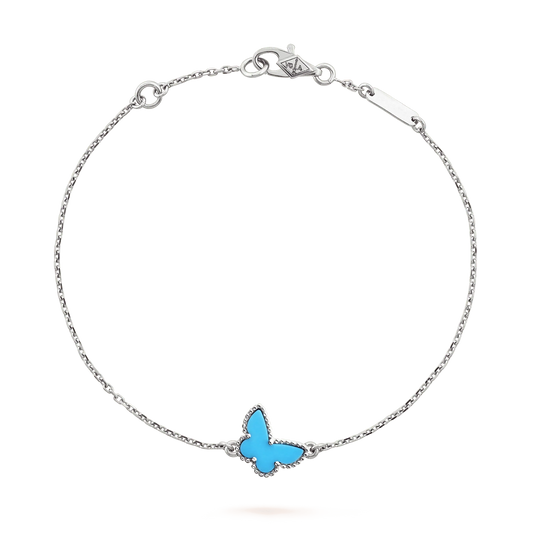 ¡®Glow Jewelry¡¯BUTTERFLY TURQUOISE BUTTERFLY BRACELET SILVER