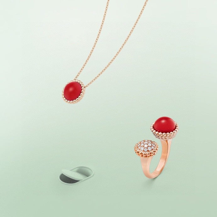 [Glow Jewelry]PERLEE COULEURS DIAMOND ROSE GOLD BETWEEN THE FINGER RING