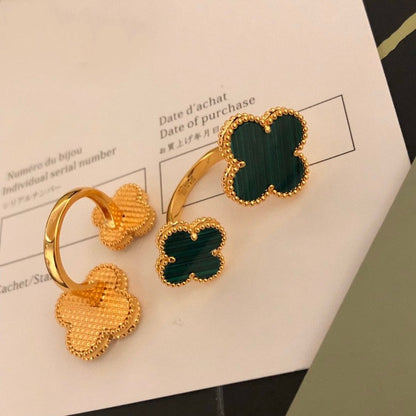 [Glow Jewelry]CLOVER BETWEEN THE FINGER RING