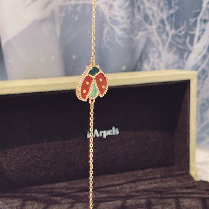 ¡®Glow Jewelry¡¯LUCKY SPRING 1 MOTIF PINK GOLD BRACELET