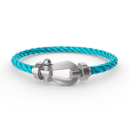 [Glow Jewelry]FORCE LARGE HORSESHOE NO DIAMOND BRACELET SILVER